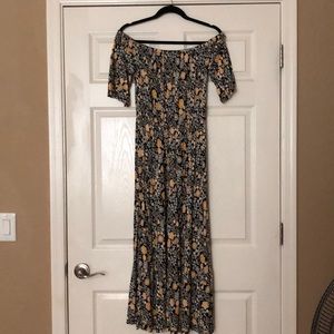 Floral Carmen Style Dress from Lascana